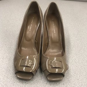 Etienne Aigner open toe heel size 9M